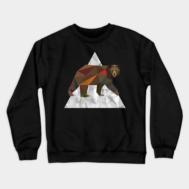 cool bear Crewneck Sweatshirt by MARK ASHKENAZI